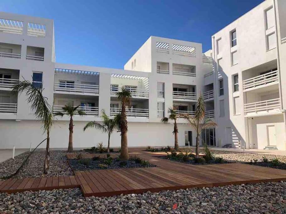 Les Voiles Blanches T2 Luxe A 100M De La Plage Leucate Exteriér fotografie